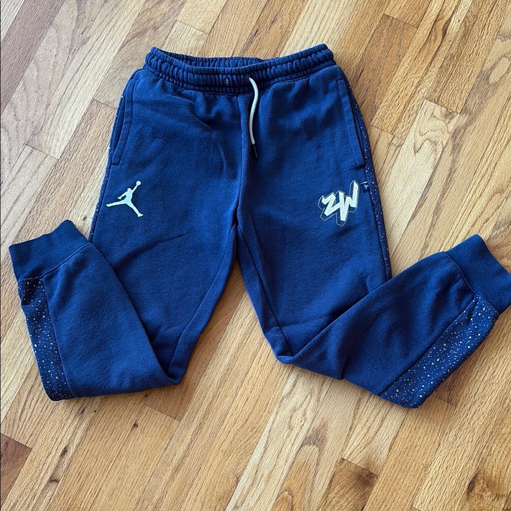 Jordan Zion Navy Blue Joggers
